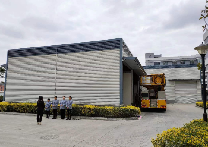 公司对项目进行现场检查和指导